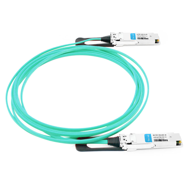 100G QSFP28 to QSFP28 Active Optical Cable OM3 1m | FiberMall