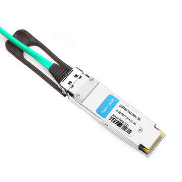 Câble optique actif EdgeCore ET7402-100AOC-3M compatible 3 m (10 pieds) 100G QSFP28 vers QSFP28