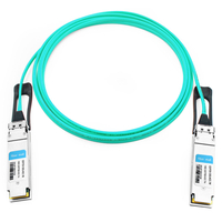 كبل EdgeCore ET7402-100AOC-7M متوافق بطول 7 أمتار (23 قدمًا) 100G QSFP28 إلى QSFP28 كبل بصري نشط