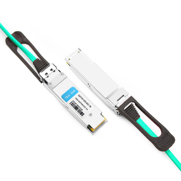 Cabo óptico ativo HPE Aruba R0Z27A compatível com 7 m (23 pés) 100 G QSFP28 a QSFP28