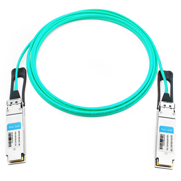 Brocade QSFP28-100G-AOC15M Compatible 15m (49ft) 100G QSFP28 to QSFP28 Active Optical Cable