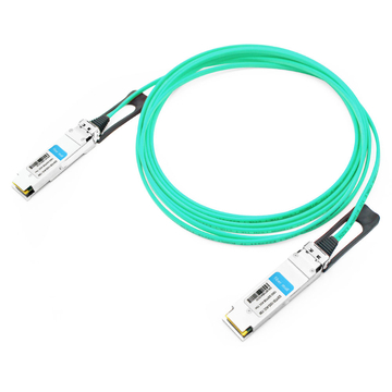 Brocade QSFP28-100G-AOC15M compatível 15m (49 pés) 100G QSFP28 para QSFP28 cabo óptico ativo