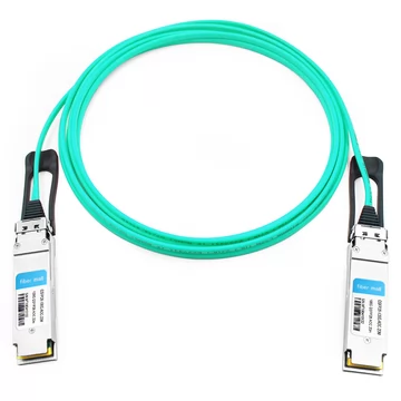 NVIDIA(Mellanox) MFA1A00-C020 Compatible 20m (66ft) 100G QSFP28 to QSFP28 Active Optical Cable