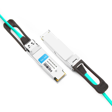 Cisco QSFP-100G-AOC20M متوافق مع 20 متر (66 أقدام) 100G QSFP28 إلى QSFP28 كبل بصري نشط