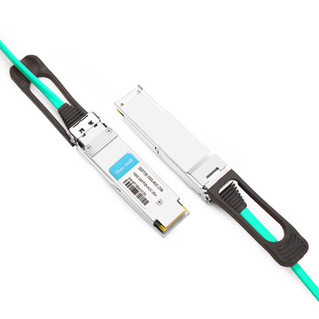 Cable óptico activo compatible con Arista Networks AOC-QQ-100G-25M de 25 m (82 pies) 100G QSFP28 a QSFP28