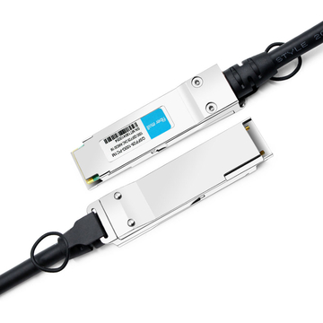 Dell DAC-Q28-100G-1M متوافق مع 1 أمتار (3 قدمًا) 100G QSFP28 إلى QSFP28 كبل توصيل مباشر نحاسي