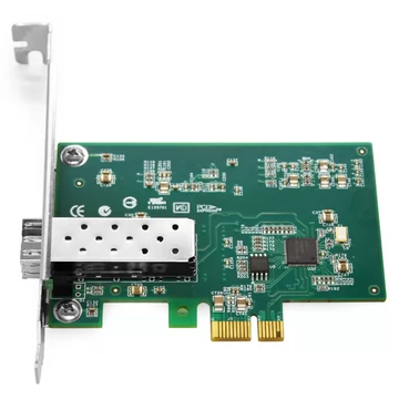 Intel® I210 F1 Gigabit-SFP-PCI Express x1-Ethernet-Netzwerkschnittstellenkarte mit einem Port PCIe v2.1