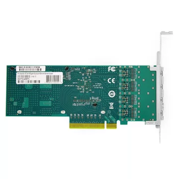 Intel® XL710-BM1 DA4 Quad Port 10 Gigabit SFP + PCI Express x8 Placa de interface de rede Ethernet PCIe v3.0
