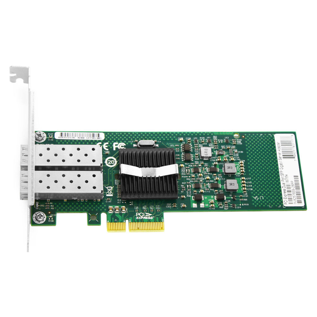 Intel® 82576 F2 Dual Port Gigabit SFP PCI Express x4 Ethernet Network ...