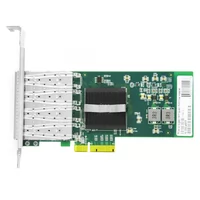 Intel® I350 F4 쿼드 포트 기가비트 SFP PCI Express x4 이더넷 네트워크 인터페이스 카드 PCIe v2.1