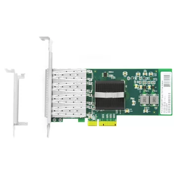 Carte d'interface réseau Intel® I350 F4 Quad Port Gigabit SFP PCI Express x4 Ethernet PCIe v2.1