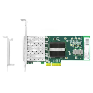 Intel® I350 F4 Quad Port Gigabit SFP PCI Express x4 Ethernet Network Interface Card PCIe v2.1