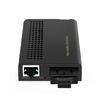 Mini 1x 10/100 / 1000Base-T RJ45 bis 1x 1000Base-X SC 1550 nm 60 km SM Dual Fibre Gigabit Ethernet-Medienkonverter