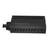 Mini 1x 10/100/1000Base-T RJ45 to 1x 1000Base-X SC 1310nm 20km SM Dual Fiber Gigabit Ethernet Media Converter