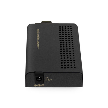 Mini 1x 10/100/1000Base-T RJ45 to 1x 1000Base-X SC 850nm 500m MM Dual Fiber Gigabit Ethernet Media Converter