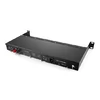 12 Slots 10 / 100M e 10/100 / 1000M Mini Media Converter Chassis, 1U Rack Mount, Dual Power AC 220V e DC -48V