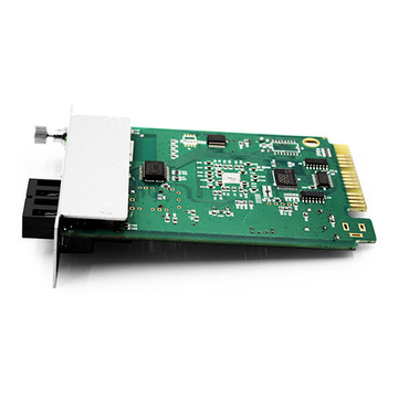 1x 10 / 100Base-T RJ45 to 1x 100Base-X SC 1310nm 40km SM Dual Fiber Fast Ethernet Media Converter Card