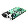 1x 10/100Base-T RJ45 to 1x 100Base-X SC TX1310nm/RX1550nm 20km SM Single Fiber Gigabit Ethernet Media Converter Card