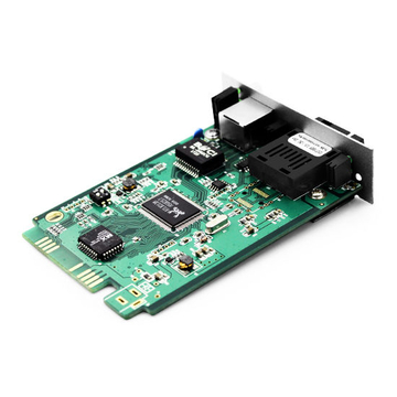 1x 10/100Base-T RJ45 to 1x 100Base-X SC TX1310nm/RX1550nm 40km SM Single Fiber Gigabit Ethernet Media Converter Card