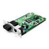 1x 10/100 / 1000Base-T RJ45 to 1x 1000Base-X SC TX1310nm / RX1550nm 10km SM Single Fiber Gigabit Ethernet Media Converter Card