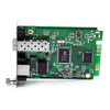 1x 10 / 100Base-T RJ45 vers 1x 100Base-X SFP Fast Ethernet Media Converter Card