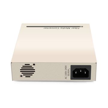 1 x 10GBase-T RJ45 vers 1 x 10GBase-X SFP + Convertisseur de média Ethernet autonome 10Gigabit