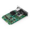 1 x 10GBase-T RJ45 para 1 x 10GBase-X SFP + Conversor de mídia Ethernet 10Gigabit autônomo
