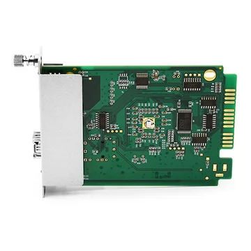 1x 10/100/1000Base-T RJ45 to 1x 1000Base-X SFP Gigabit Ethernet Media Converter Card