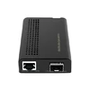 Convertidor de medios Mini 1x 10/100 / 1000Base-T RJ45 a 1x 1000Base-X SFP Gigabit Ethernet