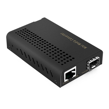 Mini 1x 10/100/1000Base-T RJ45 to 1x 1000Base-X SFP Gigabit Ethernet Media Converter