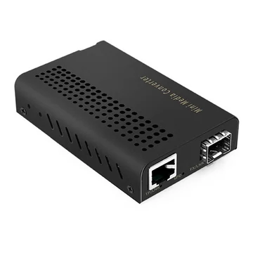 Mini 1x 10 / 100Base-T RJ45 para 1x 100Base-X SFP Fast Ethernet Conversor de mídia