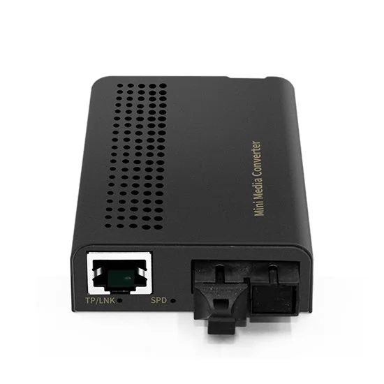10/100/1000Mbps WDM Mini Media Converter 10km TX1310nm | FiberMall