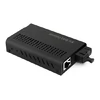 Mini 1x 10/100 / 1000Base-T RJ45 bis 1x 1000Base-X SC TX1310nm / RX1550nm 20 km SM Single Fibre Gigabit Ethernet Medienkonverter