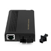 Mini 1x 10/100Base-T RJ45 to 1x 100Base-X SC TX1310nm/RX1550nm 60km SM Single Fiber Fast Ethernet Media Converter