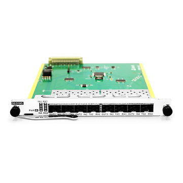 Cartão OTU (OEO) 10G; Transponder, 3R Transmite Transparentemente o Serviço de 4 Canais a Qualquer Taxa em 1G ～ 11.3 Gbps