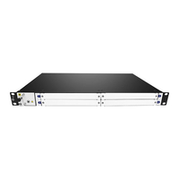 Le rack 1U standard fournit 4 emplacements de service OEO / EDFA / OLP, 1 emplacement pour ventilateur et 2 emplacements d'alimentation