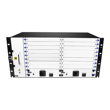 El marco 5U admite 18 ranuras de servicio OEO / EDFA / OLP / DCM / CWDM / DWDM, con un nivel de integración súper alto