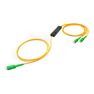 Divisor de fibra de acopladores FBT 1x2, casete ABS estándar, SC / APC SM