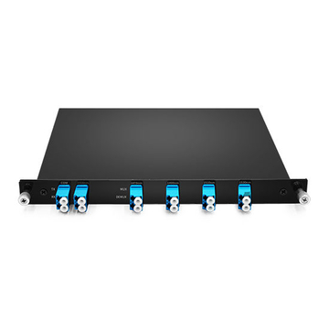 Passive CWDM Double Fiber Mux & Demux Module 4 CH (1470-1530nm) & Additional 1550 Window LC/UPC LGX BOX