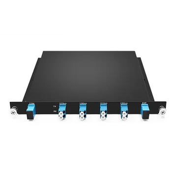 CWDM MUX 4CH 8 longitudes de onda (TX: 1470/1490/1510/1530nm RX: 1550/1570/1590/1610nm) con Express Port LC/UPC Single Fiber LGX BOX