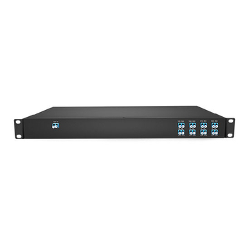 CWDM MUX 8CH 16 파장 단일 광섬유 사이드 B 1U 랙 | FiberMall