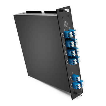 DWDM MUX DEMUX 8CH (XX-XX especificado pelo cliente) com Express Port LC / UPC Dual Fiber LGX BOX