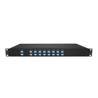 DWDM MUX DEMUX 16CH (C21-C36) avec port moniteur LC / UPC rack double fibre 1U