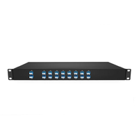 DWDM MUX DEMUX 16CH (CXX-CXX) mit Monitoranschluss LC / UPC Dual Fibre 1U Rack