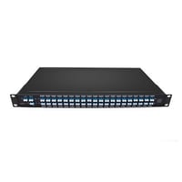 Low IL 3.5dB DWDM MUX DEMUX 40CH (C21-C60) LC/UPC Double Fibre 1U Rack