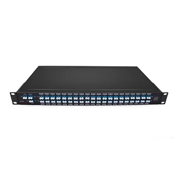 40 Channels C21-C60 DWDM MUX DEMUX  Dual Fiber 1U Rack | FiberMall