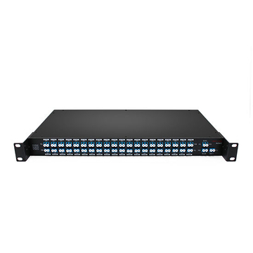 DWDM MUX DEMUX 40CH (C21-C60) حامل LC / UPC ثنائي الألياف 1U