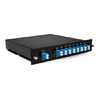 DWDM MUX 8CH 16 파장(TX: C43/C45/C47/C49/C51/C53/C55/C57 RX: C44/C46/C48/C50/C52/C54/C56/C58) MON 포트 LC/UPC 단일 파이버 LGX 포함 상자