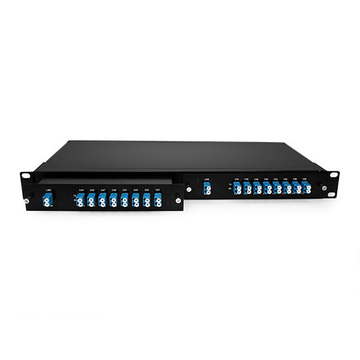 DWDM MUX 8CH 16 Wavlengths (TX: Cxx/Cxx/Cxx/Cxx/Cxx/Cxx/Cxx/Cxx RX:Cxx/Cxx/Cxx/Cxx/Cxx/Cxx/Cxx/Cxx) with MON Port LC/UPC Single Fiber LGX BOX