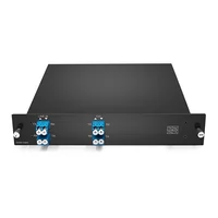 패시브 DWDM 이중 섬유 OADM 모듈 2 DWDM 파장(100GHz 간격) LGX BOX